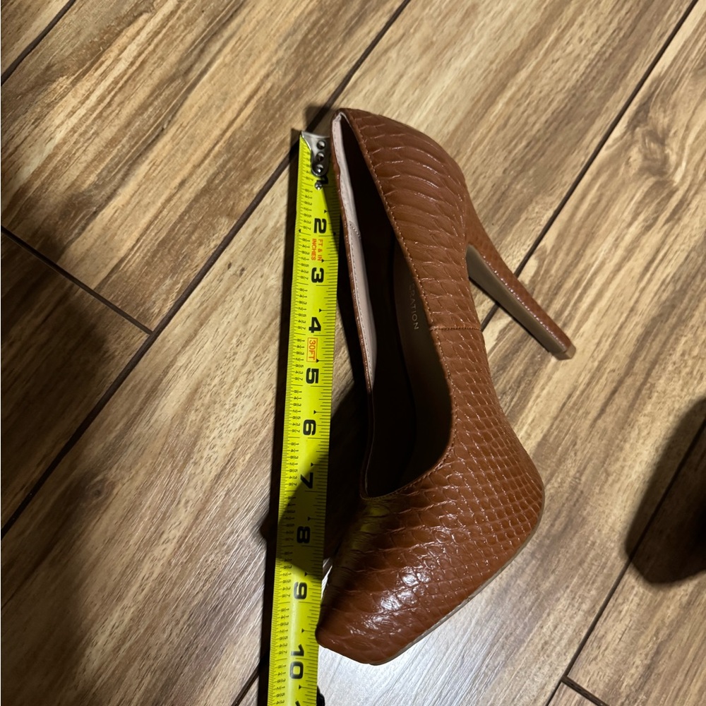 Bcbgeneration Brown Textured Heels - image 5